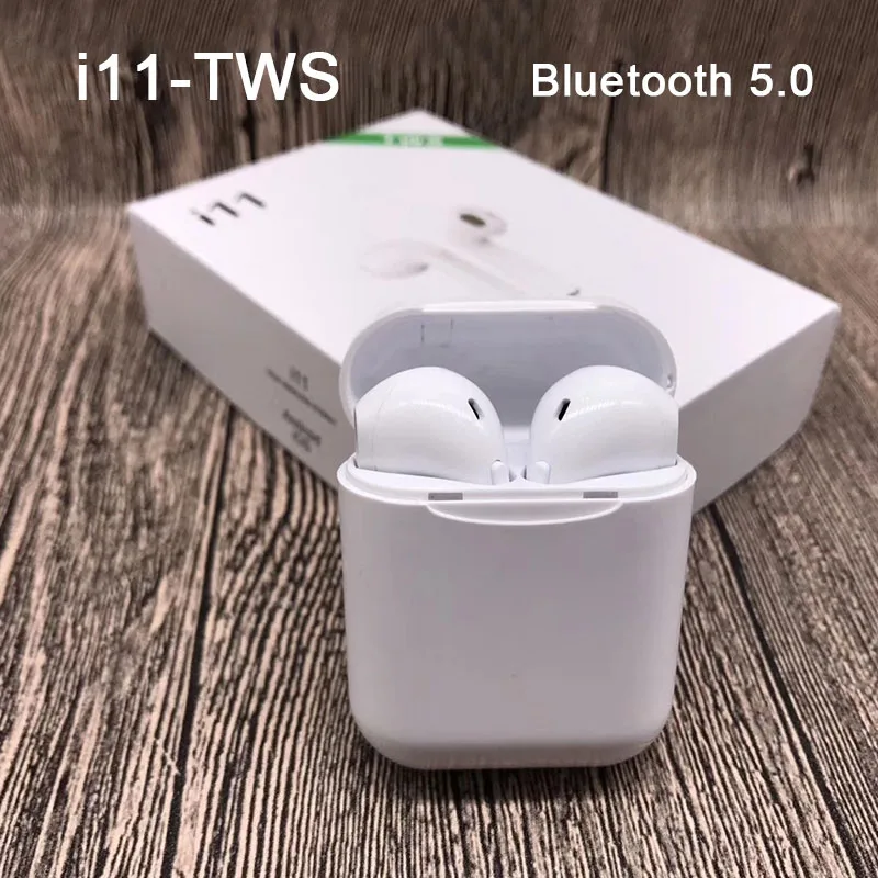 Новый i11 наушники вкладыши tws Bluetooth стерео i9s с V5.0 спортивные Беспроводной