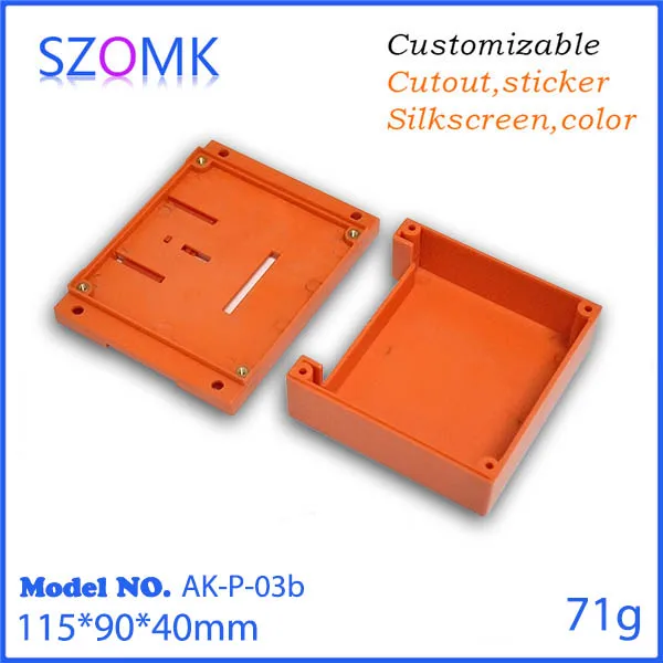 1 шт. SZOMKBest selling пластиковые корпуса din rail abs чехол для печатной платы дизайн