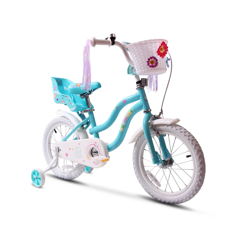 Kid's bike Steel Frame Children Bicycle Little Princess Style 14-16 Inch with Training Wheel | Спорт и развлечения