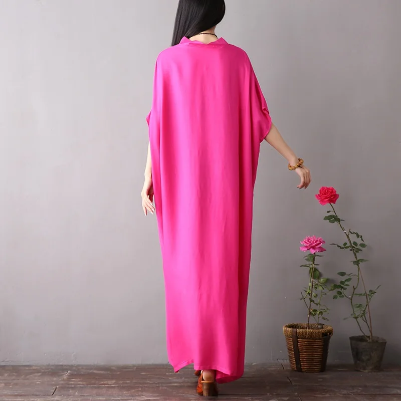 Женские винтажные платья из хлопка с коротким рукавом повседневное Свободное