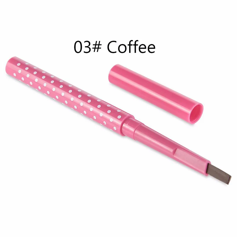 1PC Waterproof Permanent Powder Pen Makeup Eyebrow Pencil+3 Shape Stencils Tool with Stencil | Красота и здоровье