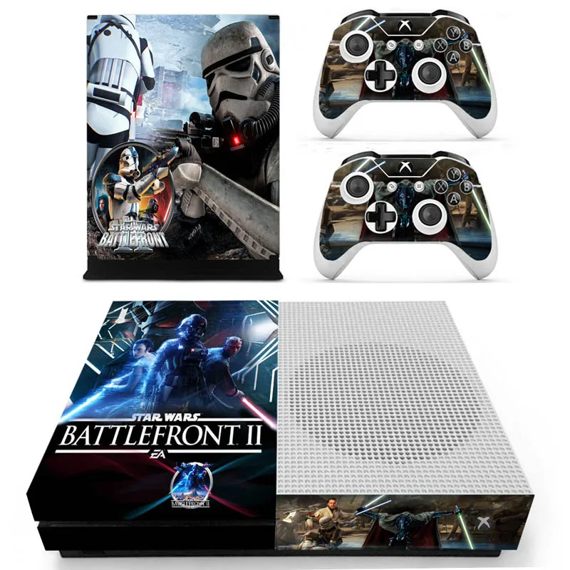 Star Wars Vinly Skin Sticker Decals For XBOX One S Console With Two Wireless Controller Skin