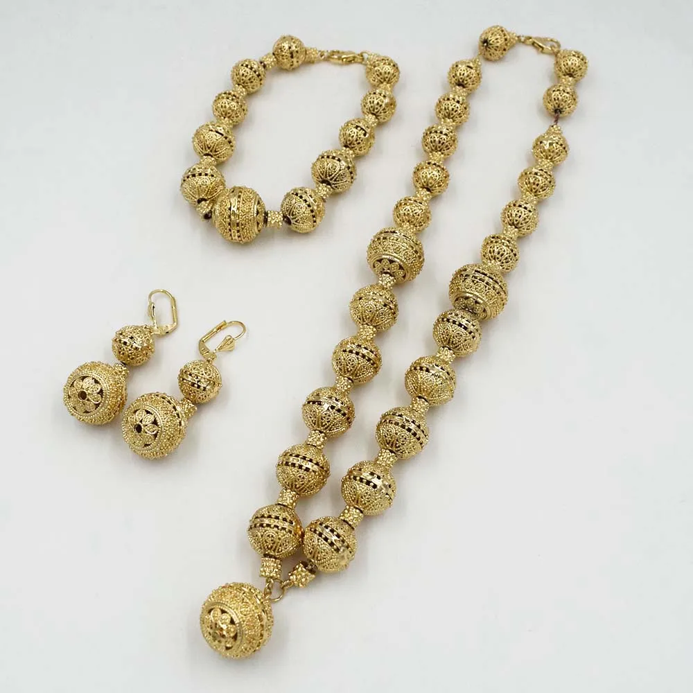 2017 Fashion Bamboo Shape African Beads Jewelry Set Exquisite Flash Dubai Nigerian Wedding Bridal Bijoux | Украшения и аксессуары