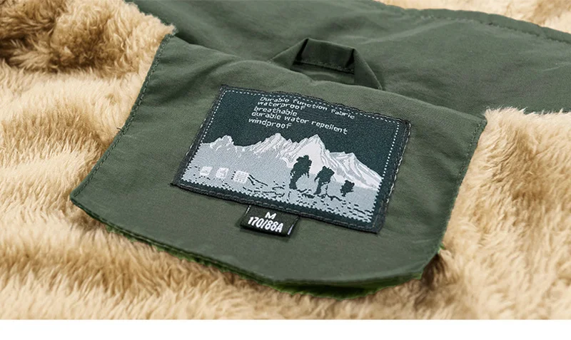 XIYOUNIAO, большие размеры, M~ 5XL, 6XL, Меховая зимняя куртка с капюшоном, Мужская модная теплая шерстяная подкладка, мужская куртка и пальто, ветрозащитная Мужская парка