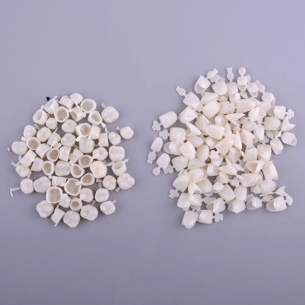 Временная зубная коронка виниры 100 шт.|dental temporary crown|temporary crownteeth molar |