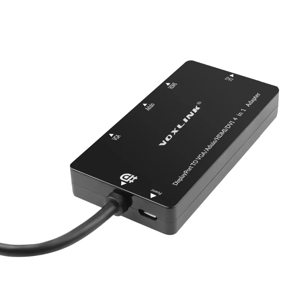 Voxlink1080p Дисплей Порты и разъёмы DP TO VGA/Aduio/HDMI/DVI конвертер Кабель-адаптер 4 в 1 разъем
