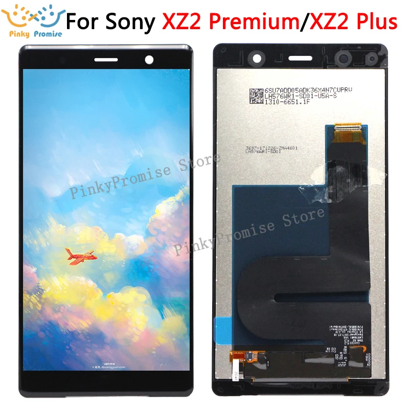 5 8 дюйма 3840x2160 ЖК дисплей для Sony Xperia XZ2 Премиум Двойной H8166 сенсорный экран