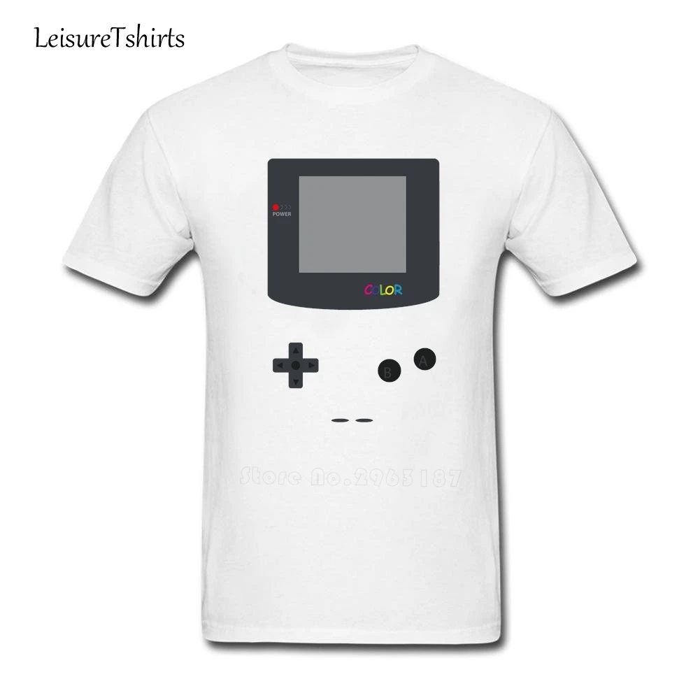 Цветная футболка Gameboy мужская летняя с круглым вырезом футболки для взрослых