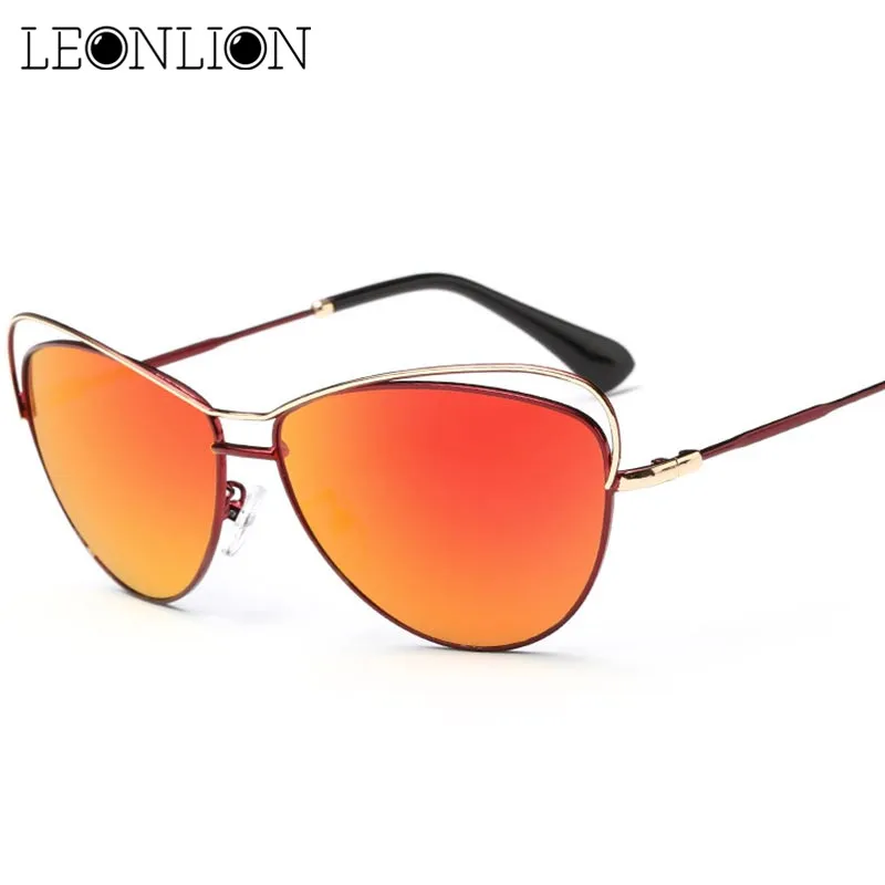 LeonLion 2018 сплав &quotкошачий глаз&quot Для женщин Роскошные Cateye конфеты объектив