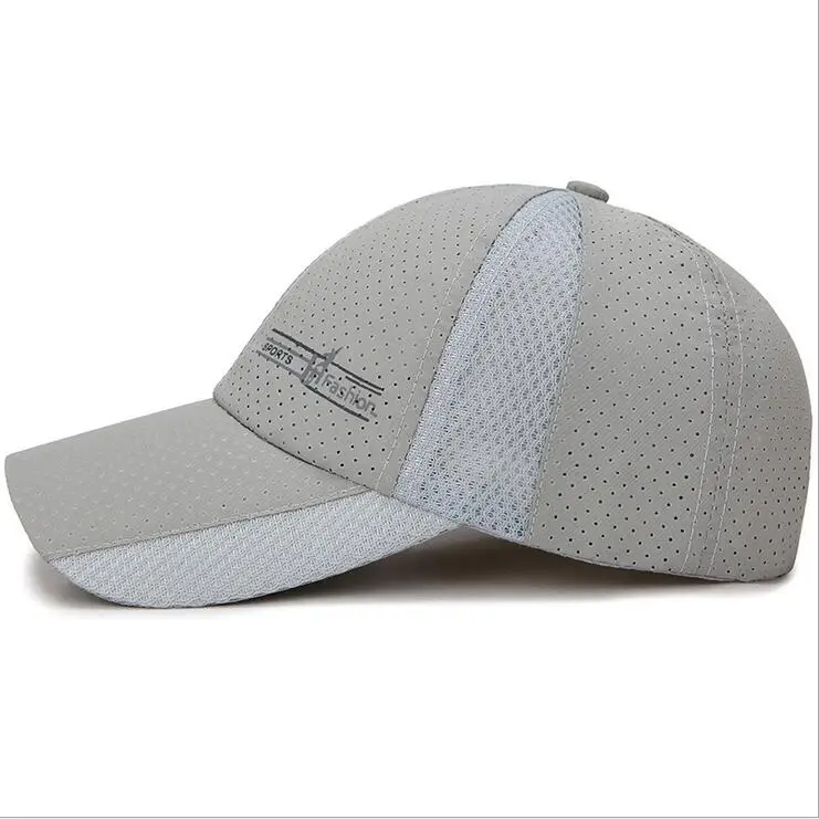 Бейсболка Мужская сетчатая быстросохнущая дышащая с Snapback лето 2018|Мужские