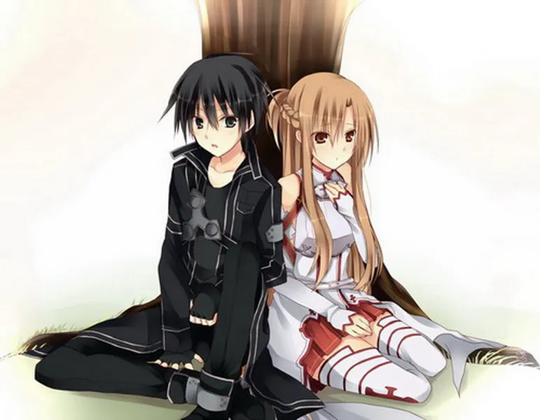 Sword Art Online Anime Kirito & Asuna 45*35 см прямоугольная Подушка Чехол #32842|rectangle pillow case|pillow casesword