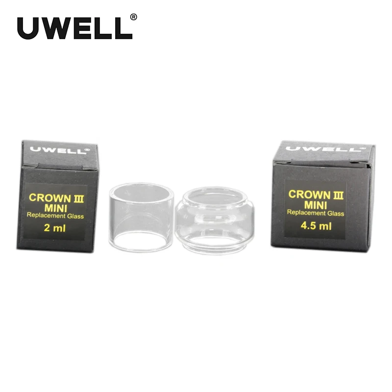 UWELL CROWN 3 MINI Quartz Glass Tube 2ml/4.5ml For III Vape Tank Atomizer Electronic Cigarette Replacement Part | Электроника