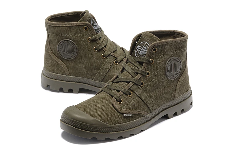 PALLADIUM Pampa Hi/52352 кроссовки армейского зеленого цвета удобные высококачественные
