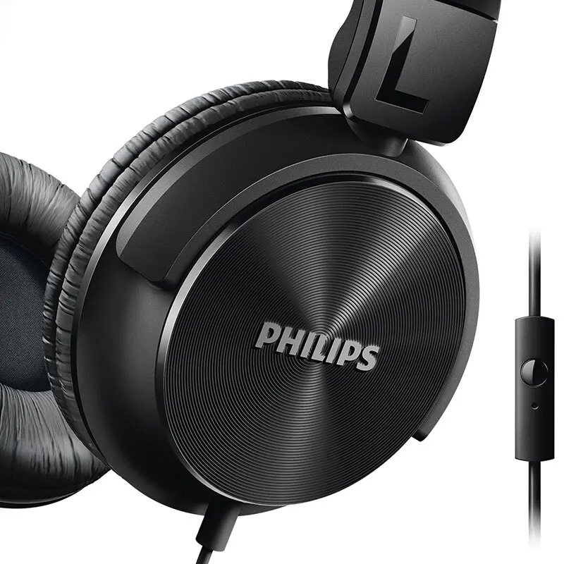 Оригинальные Проводные Наушники Philips SHL3065 с микрофоном шумоподавлением повязкой