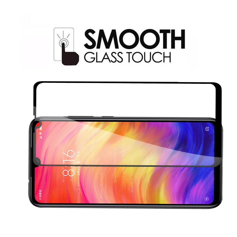 Защитное 3D стекло для Xiaomi redmi note 7 закаленное|Защитные стёкла и плёнки телефонов| |