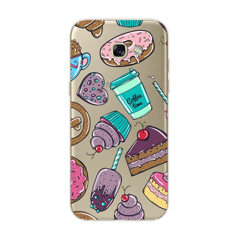 For Samsung Galaxy A5 2017 Soft Silicone Case Printing Cute Cover Cases A 5 A520F 5.2&quot Fundas Coque Bumper Capa |