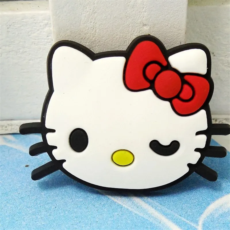 Лидер продаж 100 шт. милый мультфильм Q Рисунок Hello Kitty прекрасный мягкий украшения