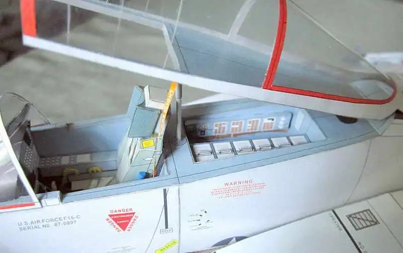 60 см Длина DIY Бумажная модель 1:32 Масштаб F-15C/E/I Eagle Dual-roal Fighter версия высокого разрешения 3D DIY бумажная игрушка для рукоделия