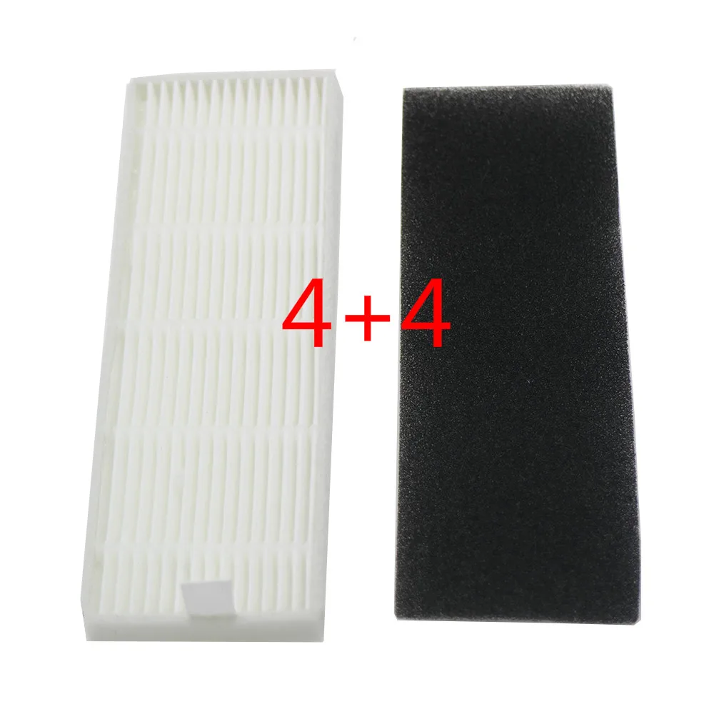 4 набора фильтров HEPA из хлопка для новых продуктов ilife A4s A6 A4 A40 /Ecovas DN621 X620 робот