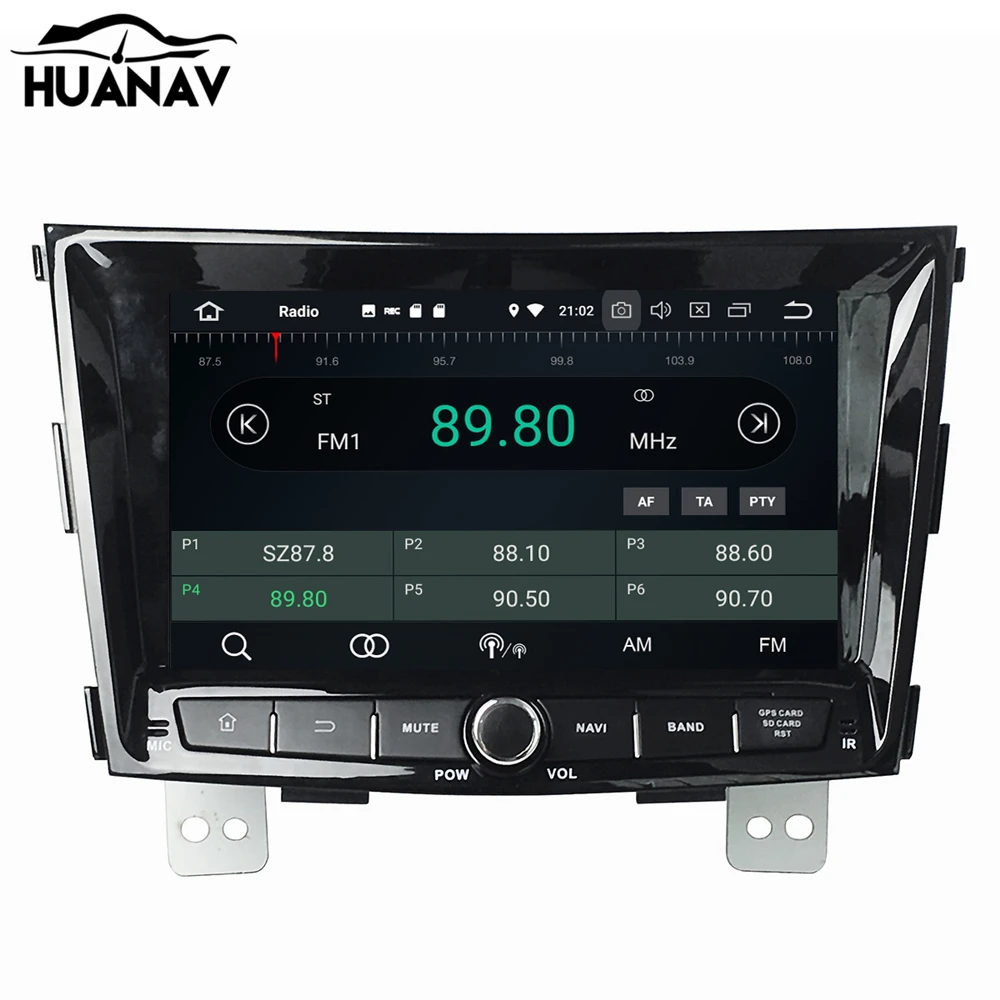 DSP Android 9 0 автомобильный CD DVD плеер GPS навигация для Ssangyong Tivolan 2014 + Авто Стерео Радио
