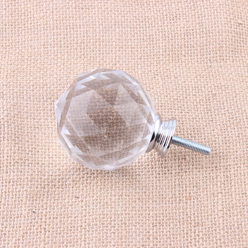 60 мм * 70 двойная открытая дверная ручка для ванной с обеих сторон Хрустальная