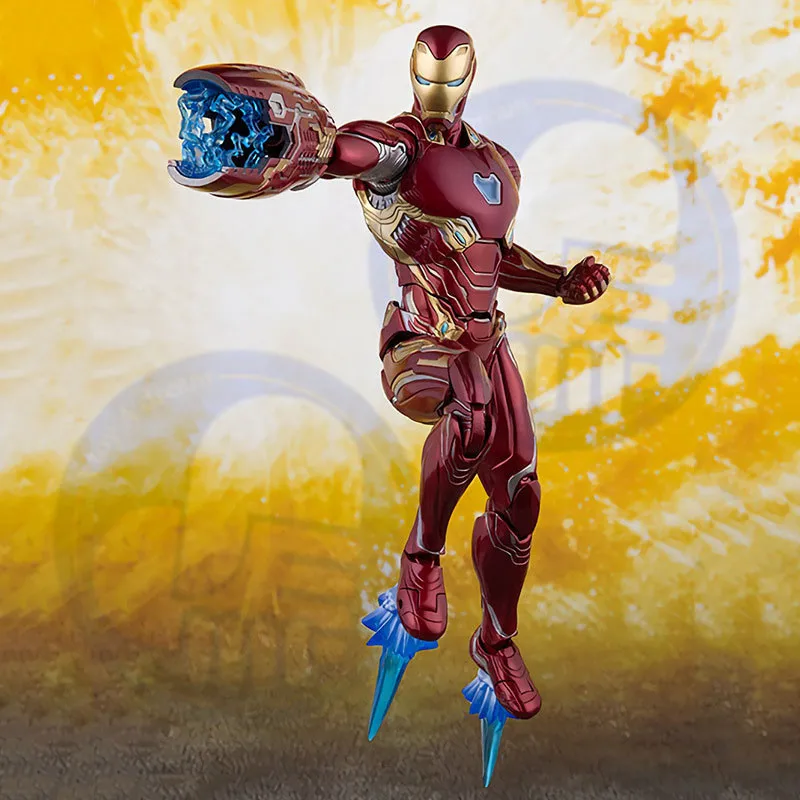 Чудный Фильм Мстители 4 эндигра SHF Железный человек MK50 нано набор оружия 2 фигурка Коллекционная модель игрушки куклы подарок