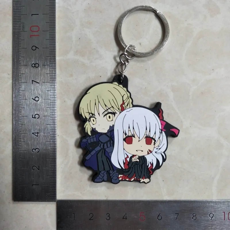 Брелок Fate stay nighe аниме Stay Night ПВХ фигурка FATE SABER LILY ремешок для телефона брелок