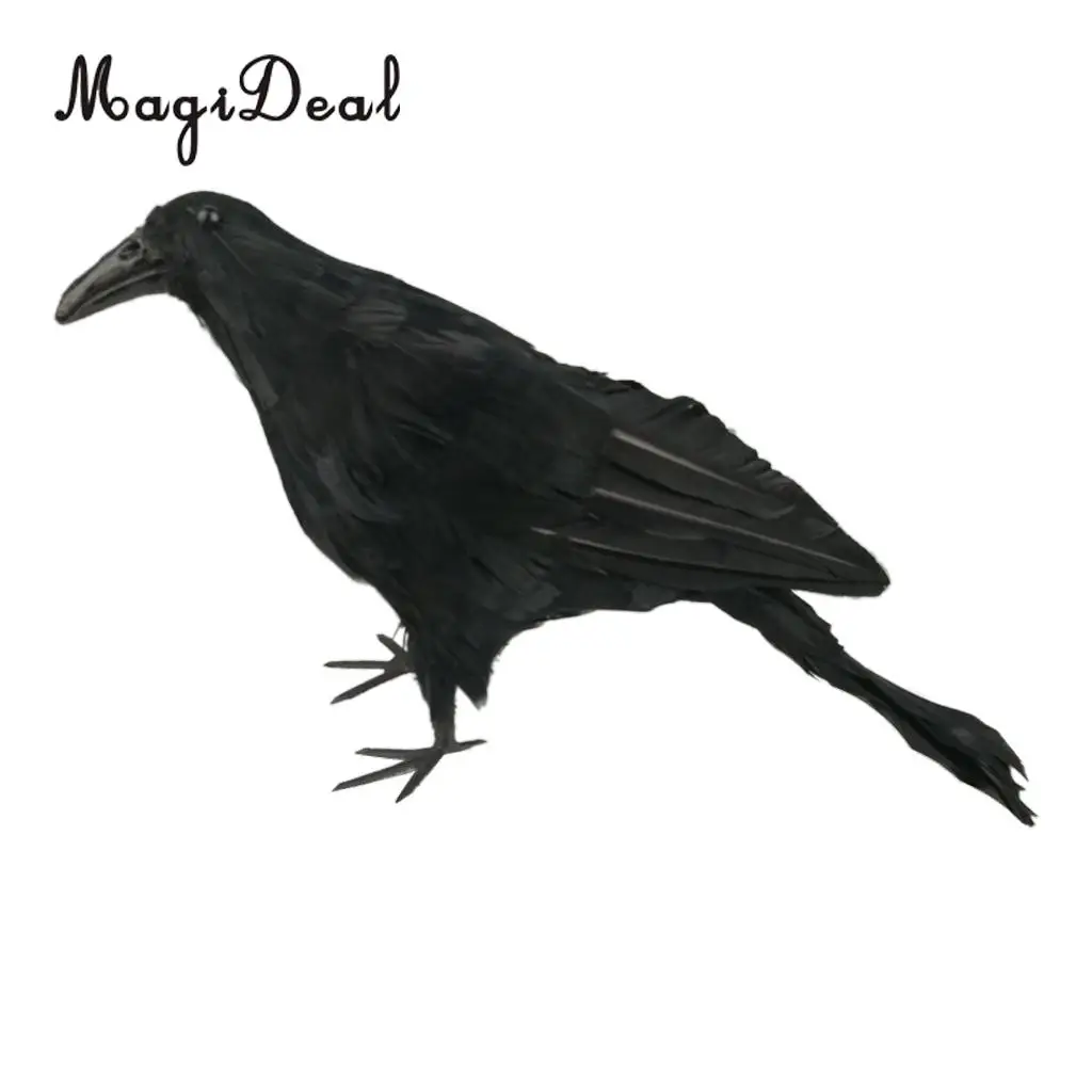 Яркие поддельные искусственные птицы Ворон Magpie для кафе бар украшения