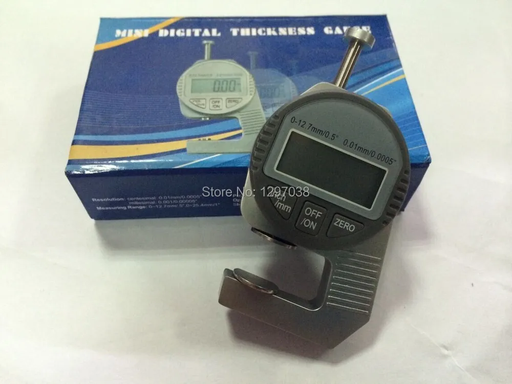 

Wholesale measurement tool Digital Thickness Gauge measuring range 0-12.7mm, Resolution:0.01mm