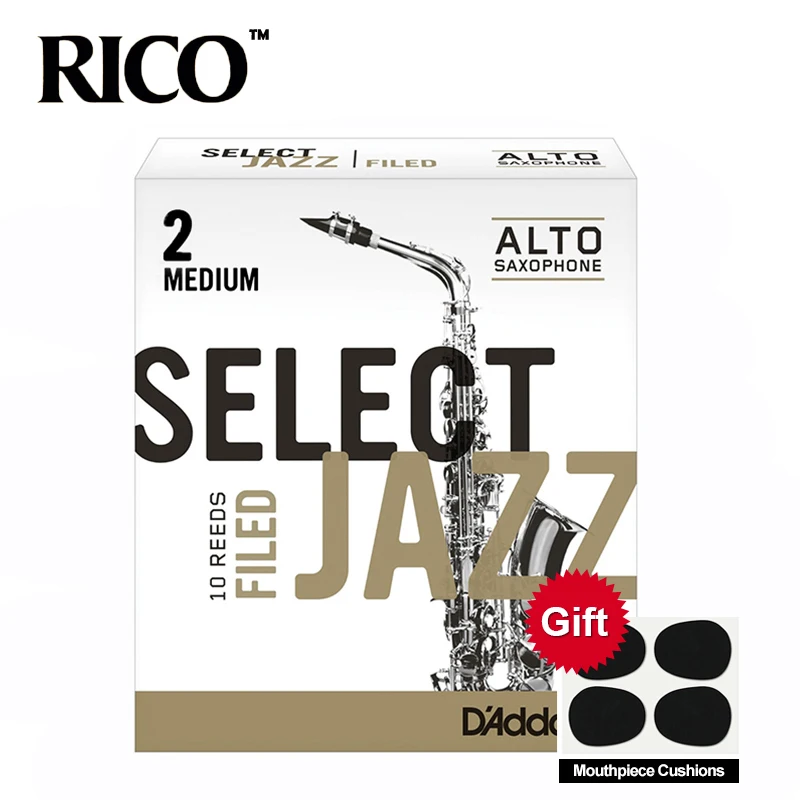 RICO Select Jazz трости для альт саксофона/Саксофон Eb Reeds деловой 2M/2H/3S 10 pack|rico select jazz|alto