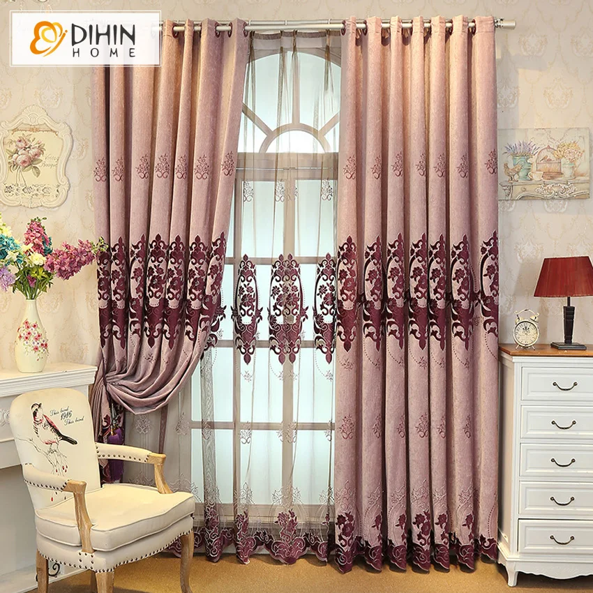 DIHIN роскошный дом высокое качество плотные Шторы обработки окна для Спальня