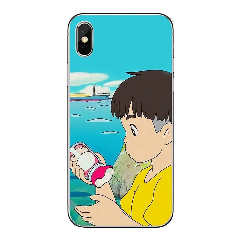 Ponyo On The Cliff для Motorola Moto X4 E4 E5 G5 G5S G6 Z Z3 G3 C Play Plus прозрачные мягкие чехлы |