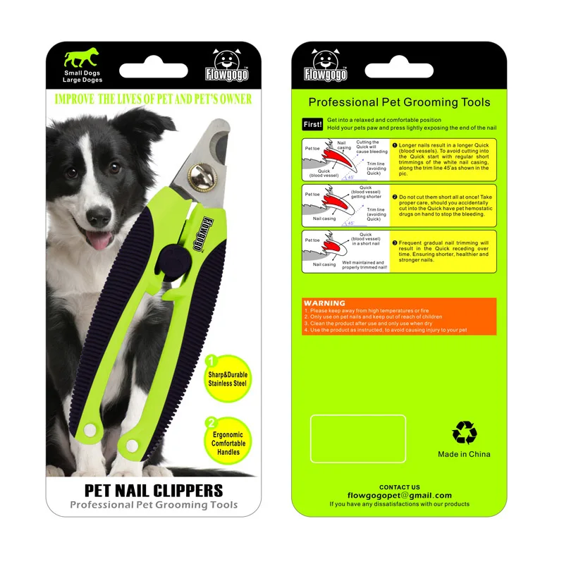 Small to Large Dogs FLOWGOGO профессиональные ножницы для ногтей из нержавеющей стали для собак Ножницы для ногтей для кошек ножницы для стрижки щенков ножницы для ухода за домашними животными - Цвет: Small to Large Dogs