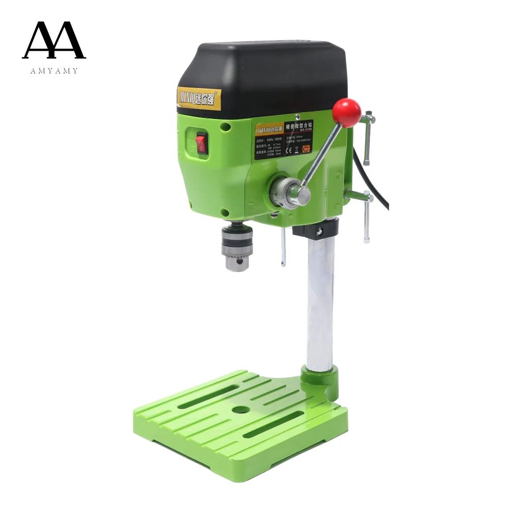 

AMYAMY Mini drill machine Drill Press Bench Small Drilling Machine Work Bench EU plug 580W 220V 5169A