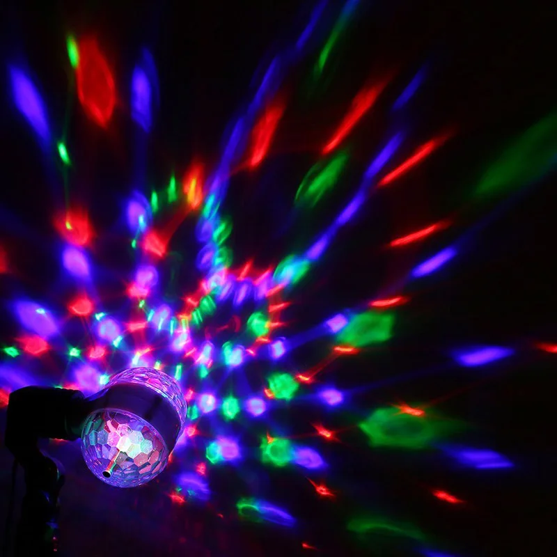 E27 RGB светодиодный вечерние светильник s Волшебная ампульная шариковая лампа домашние вечерние праздничные караоке украшения Мини Красочный Светодиодный светильник для сцены