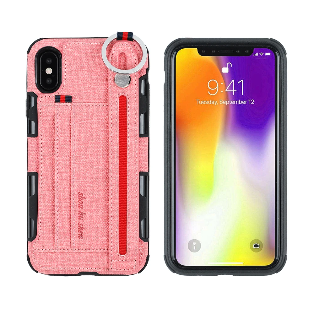 Чехол для iPhone X XS MAX XR 8 7 6s 6 с отделением карт черный + 7Plus XSM iPhoneXR|Бамперы| |