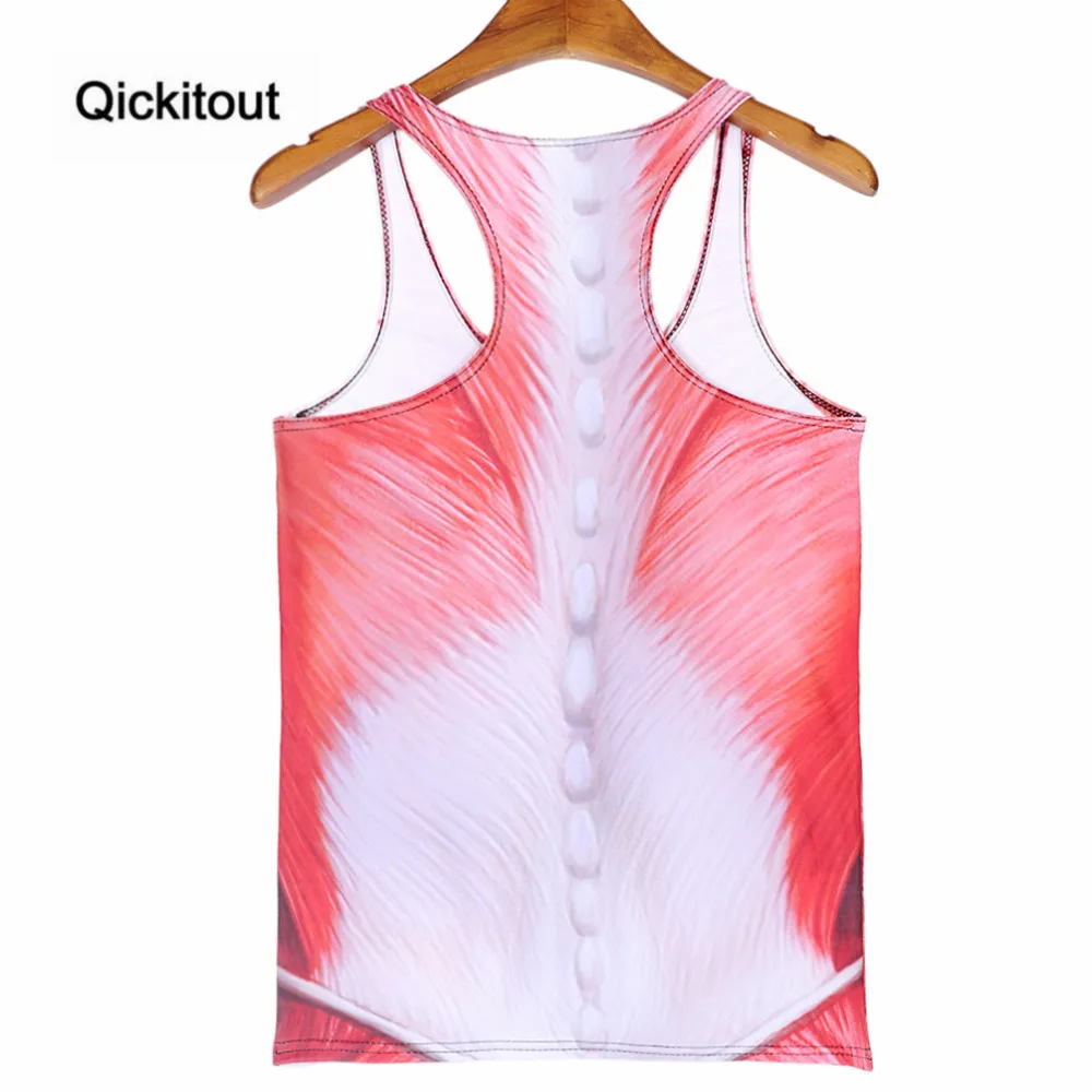 Женская блузка без рукавов Qickitout летняя повседневная безрукавка с цифровой