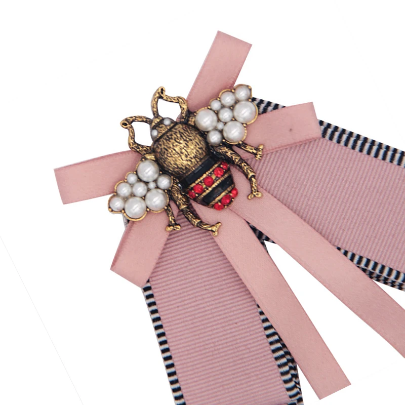 Europe And The United States Retro High-Grade Insect Brooch Fashion Personality Bee Bow Pin Clothing Decoration Gift | Дом и сад