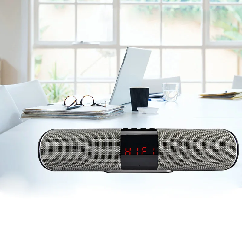HLTON Портативный HIFI беспроводной Bluetooth динамик громкой связи Стерео FM AUX TF карта