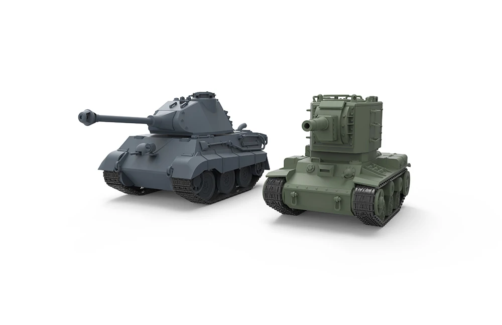 Wenhsin советский KV 2 тяжелый танк мировой войны Мультяшки Q версия WWT 004|Игровые
