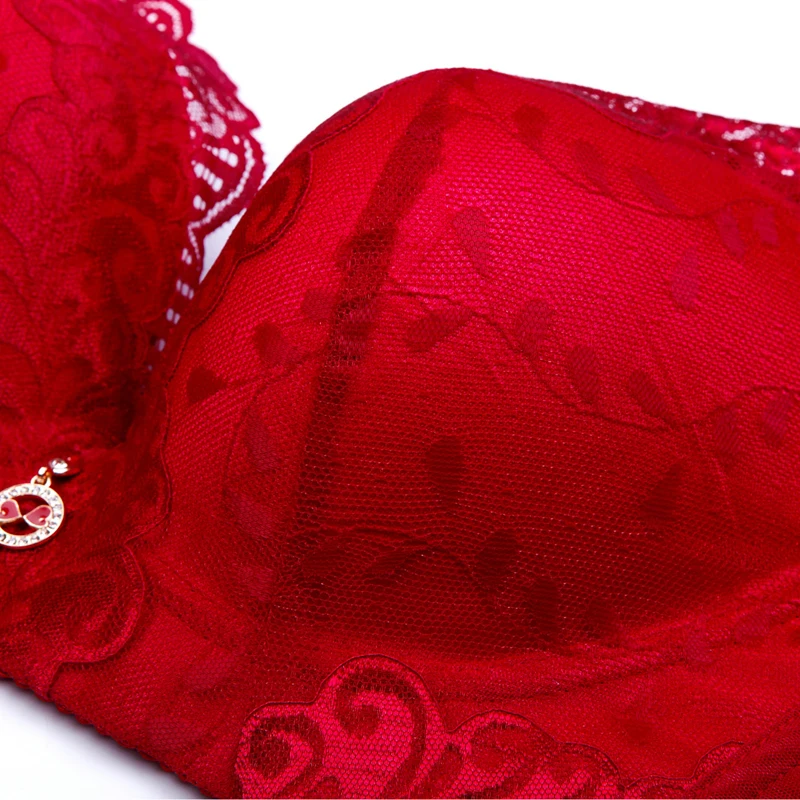 Queenral Push Up бюстгальтеры для Для женщин нижнее женское белье BH плюс Размеры 36-50