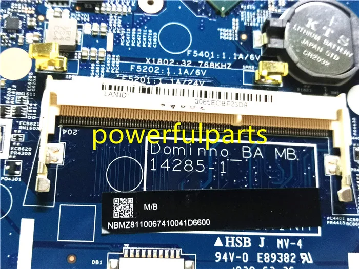 Рабочая для acer aspire es1-512 es1-531 es1-551 Материнская плата ноутбука 14285-1 448.05302.0011 448.0504.0011 N3160 тестирование