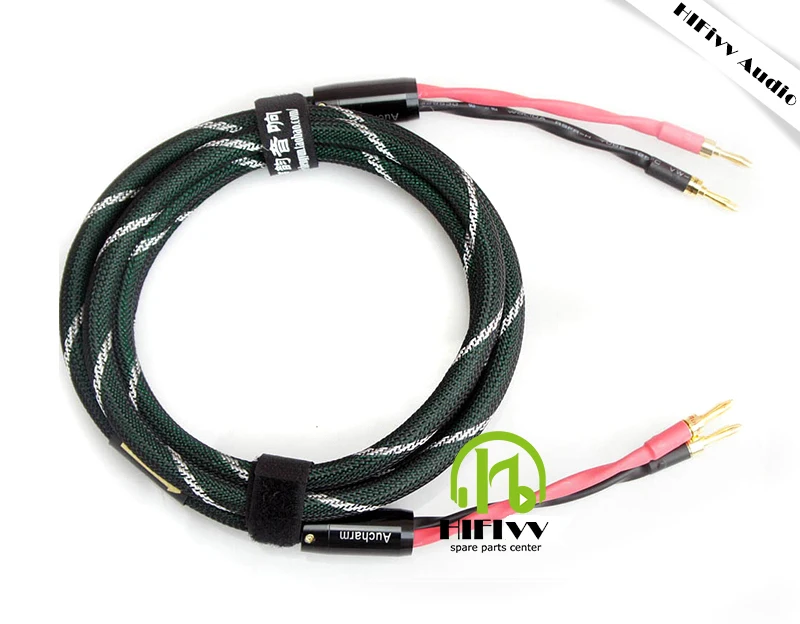 Hi Fi кабель для динамиков Hifivv посеребренный главного динамика 4 жильный