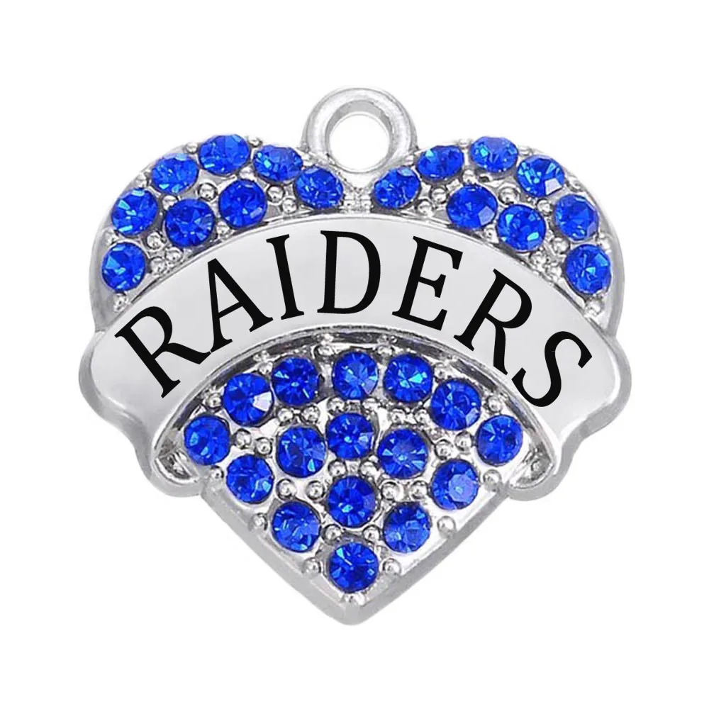 Из сплава в форме сердца имена сообщения талисманы рейдеров подвески