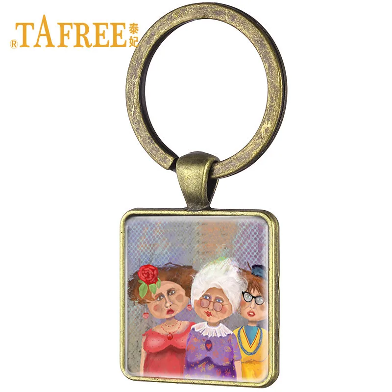 TAFREE лесной брелок для девушек искусство мечта в лесу Татуированная девушка
