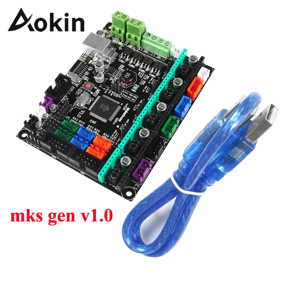 

MKS GEN L V1.0 Controller Board 3D Printer Board Compatible Ramps 1.6 Mega 2560 R3 Support A4988/DRV8825/TMC2130/TMC2208 Driver