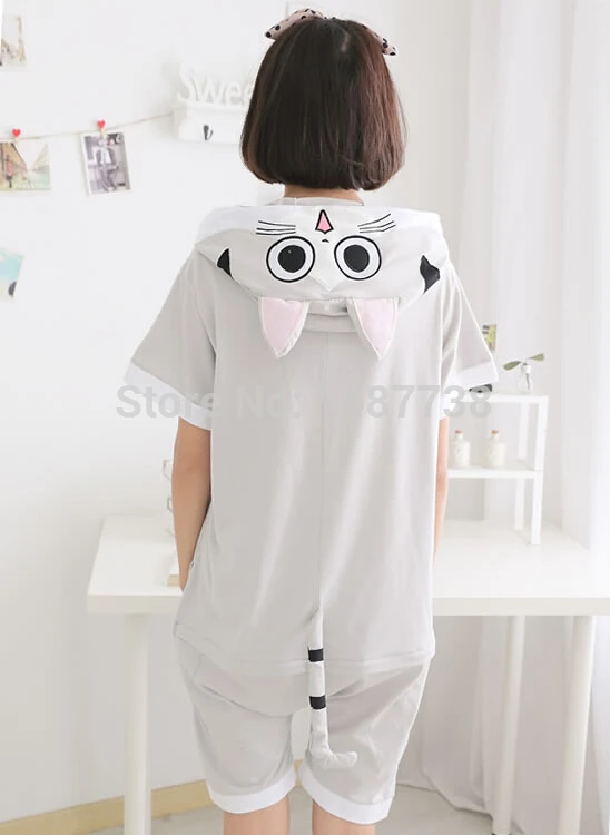 Фото Новый 100% хлопок новинка аниме животного Чи Sweet Home Сыр cat Летний Onesie для Для Новый 100% хлопок новинка аниме животного Чи Sweet Home Сыр cat Летний Onesie для Для