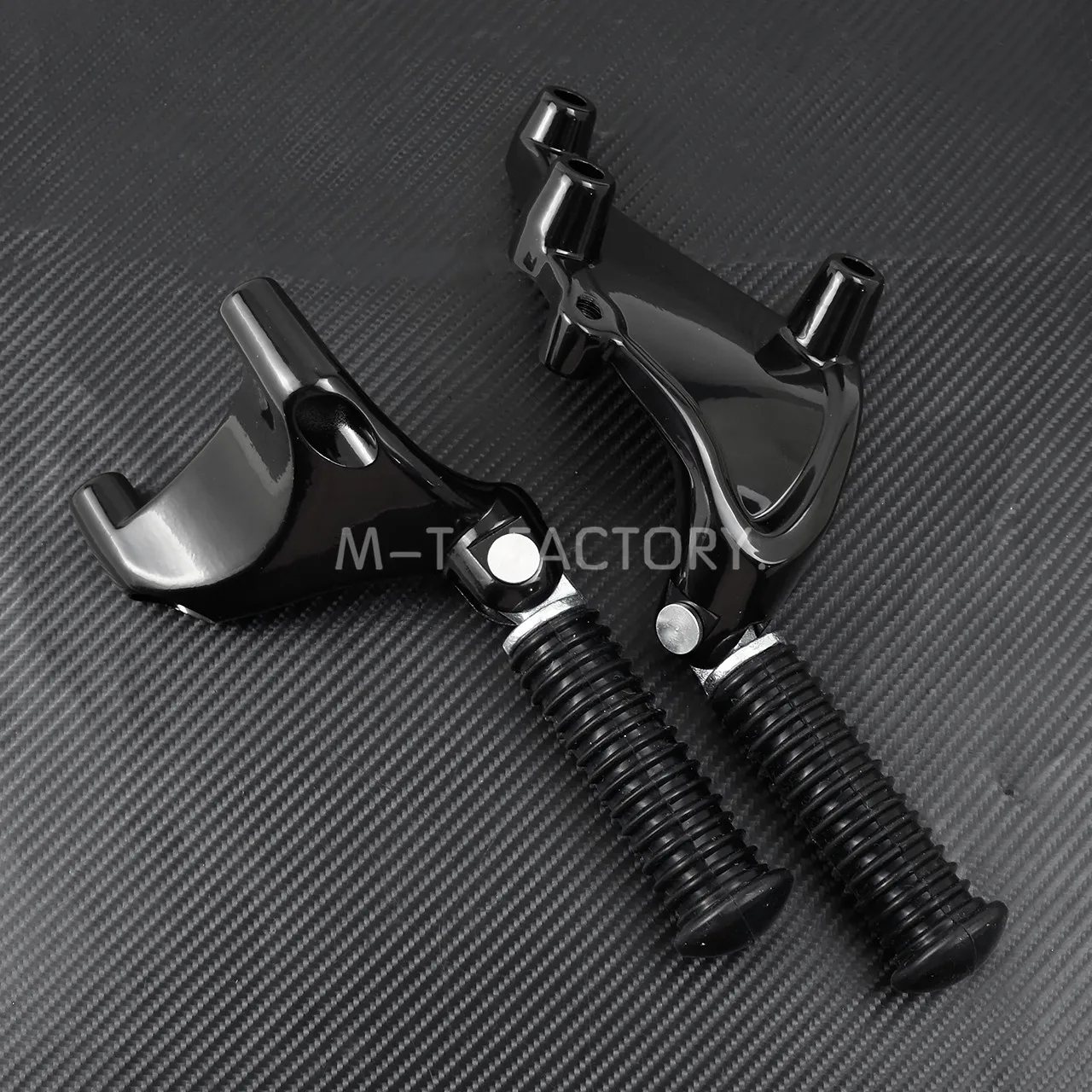 Harley Sportster XL Rear Foot Rests Pegs Pedal Back Passenger Footpeg Assembly with Mounting Kit (2014-2019) image 4