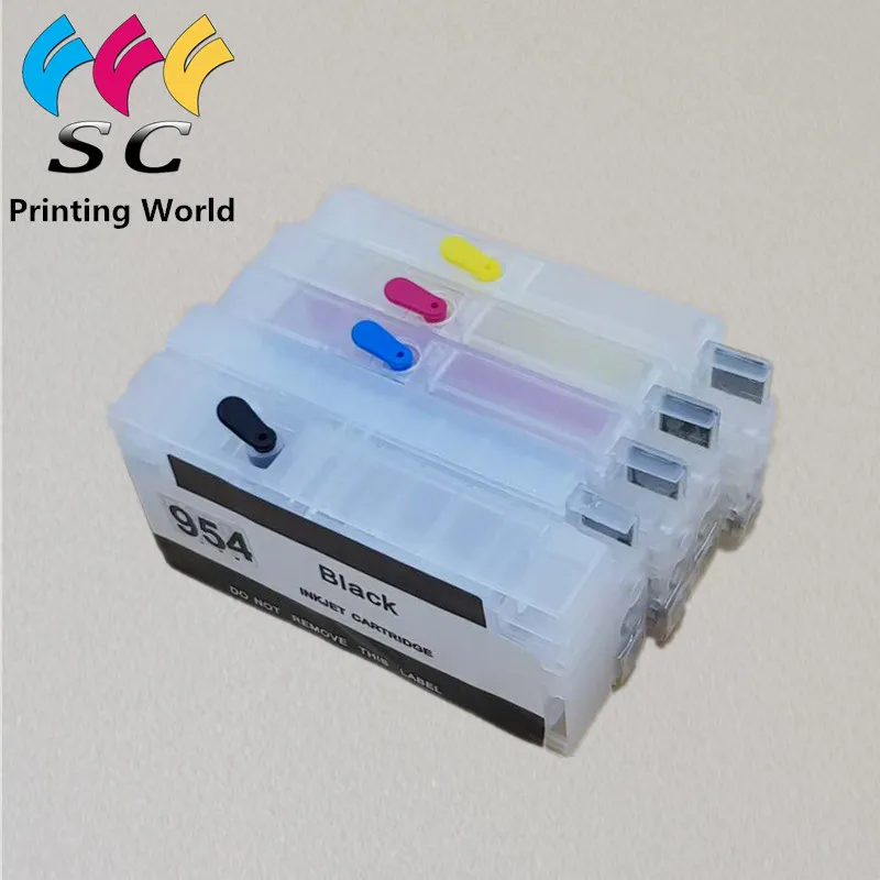 954 954XL многоразовый картридж для принтеров HP XL или OfficeJet Pro 7740/8210/8710/8720/8730|Чип