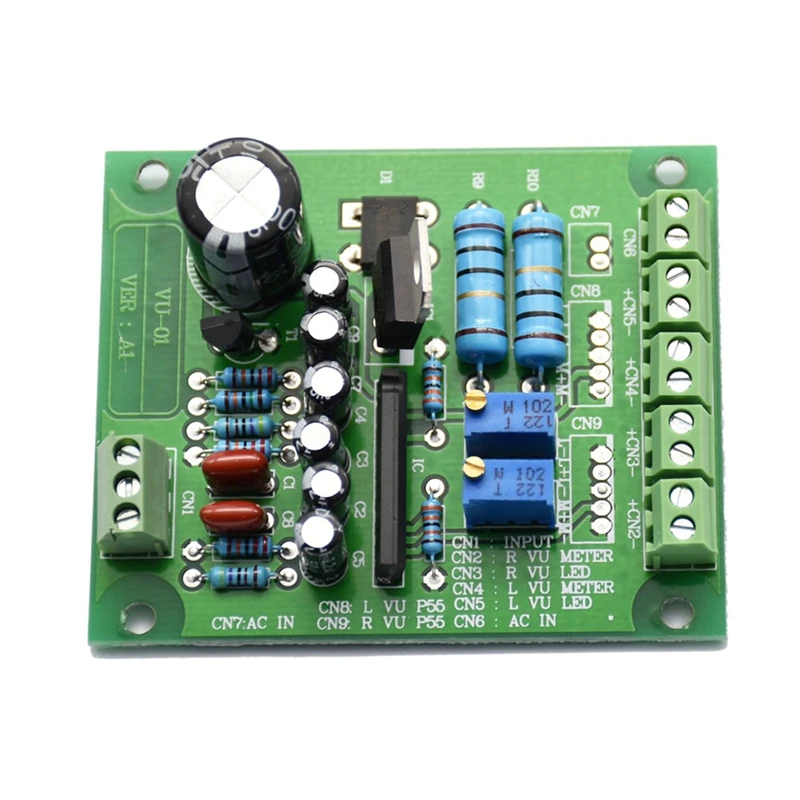 Dual Stereo VU Meter Driver Board Amplifier DB Audio Level AC 12V Input Backlit | Обустройство дома